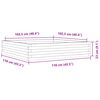 vidaXL Garden Planter 110x110x23 cm Solid Wood Douglas