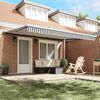vidaXL Retractable Awning Anthracite and White 4.5x3 m Fabric&Aluminium
