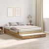 vidaXL Storage Bed Frame Artisan Oak 140 cm Engineered Wood