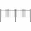 vidaXL Garden Fence | Steel | Sturdy | Rectangular | Modern