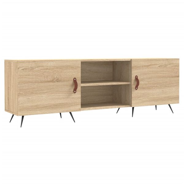 vidaXL TV Cabinet Sonoma Oak 150x30x50 cm Engineered Wood