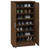 vidaXL Shoe Cabinet Brown Oak 55x35x108 cm Engineered Wood