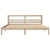 vidaXL Bed Frame without Mattress 200x200 cm Solid Wood Pine