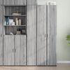 vidaXL Highboard Grey Sonoma 30x42.5x185 cm Engineered Wood