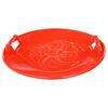 vidaXL Round Sledge Red 66,5 cm PP