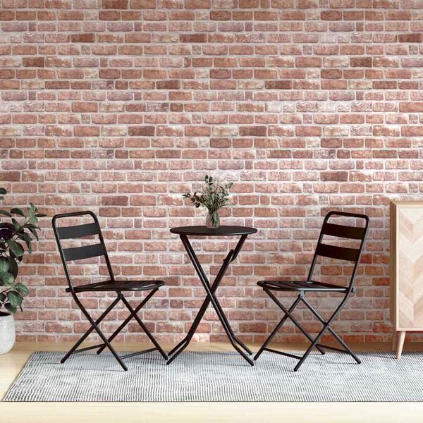 vidaXL 3D Wall Panels 10 pcs Brown 100x50 cm EPS