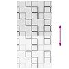 vidaXL Shower Roller Blind 120x240 cm Fabric Width 116 cm