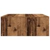 vidaXL Coffee Table with Drawers Old Wood 100x100x40 cm