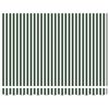 vidaXL Retractable Awning Manual Green and White 300 x 250 cm