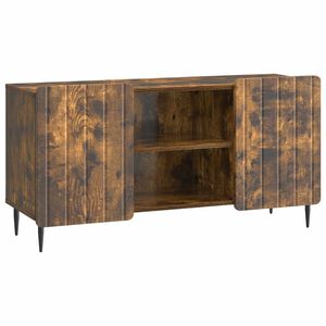 vidaXL TV Cabinet Smoked Oak 102 x 34.5 x 52 cm Engineered Wood