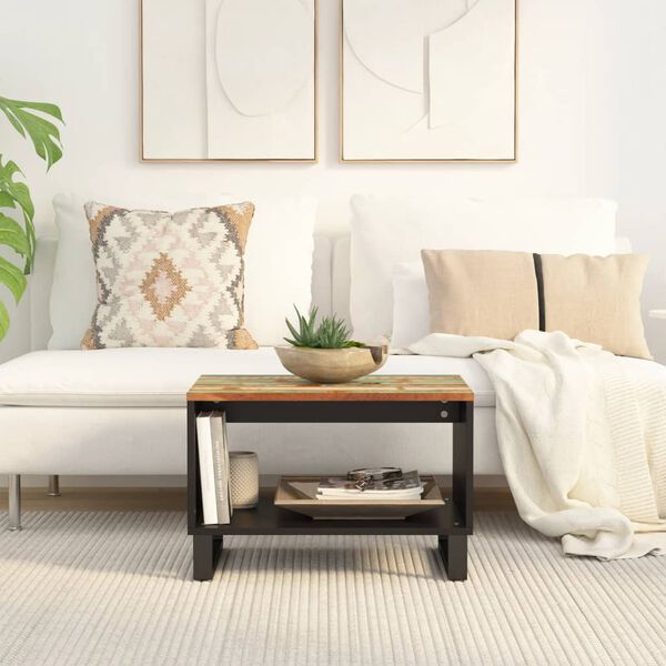 vidaXL Coffee Table 60x50x40 cm Solid Wood Reclaimed