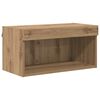 vidaXL TV Wall Units with LED 5 pcs Artisan Oak 80 x 30 x 40 cm