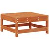 vidaXL Garden Footrest Solid Pine Wood Wax Brown 62 x 62 x 32 cm
