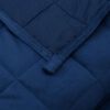 vidaXL Weighted Blanket Blue 220x240 cm King 15 kg Fabric