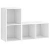 vidaXL TV Cabinets 2 pcs White 72x35x36.5 cm Engineered Wood