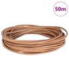 vidaXL Leather Cord Brown &Oslash;2.5 mm x 50 m Leather
