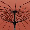vidaXL Garden Parasol with Aluminium Pole 270 cm Terracotta