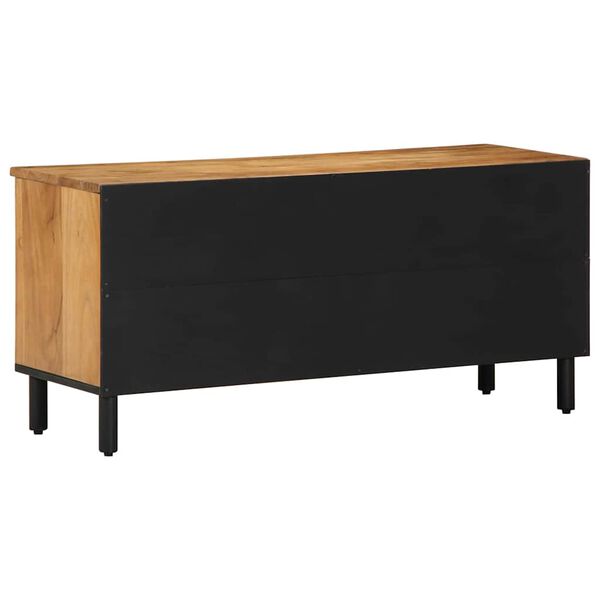 vidaXL TV Units Solid Acacia Wood 100 x 33.5 x 46 cm Engineered wood