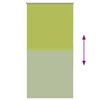 vidaXL Roller Blind Blackout Leaves Green 70x175 cm Fabric Width 65.7 cm Polyester