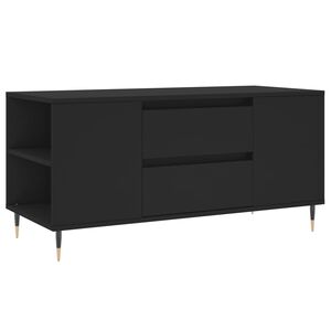 vidaXL Coffee Table Black 102x44.5x50 cm Engineered Wood