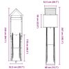 vidaXL Outdoor Playset Solid Wood Douglas