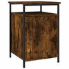 vidaXL Bedside Cabinets 2 pcs Smoked Oak 40x42x60 cm Engineered Wood