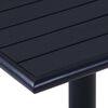 vidaXL Garden Table Black 80x80x75 cm