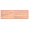 vidaXL Table Top Light Brown 200x60x(2-4)cm Treated Solid Wood Live Edge