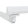 vidaXL Manual Retractable Awning Frame White 3 x 2 m Aluminium