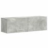 vidaXL 3 Piece TV Cabinet Set Concrete Grey Engineered Wood