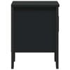 vidaXL Bedside Cabinet Black 40x30x40 cm Engineered Wood
