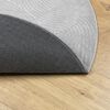 vidaXL Rug IZA Short Pile Scandinavian Look Grey &Oslash; 80 cm