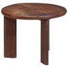 vidaXL Nesting Tables 2 pcs Dark Brown Solid Mango Wood