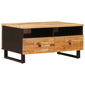 vidaXL Coffee Table with Drawer Brown 80 x 54 x 40 cm Solid Mango Wood