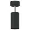 vidaXL Ceiling Spotlight with Spotlights Black 6 x 6 x 16 cm Metal