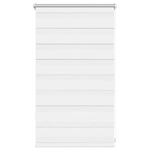 vidaXL Zebra blind 50.9x100 cm Fabric Width 46.7 cm white