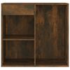 vidaXL Cosmetic Cabinet Smoked Oak 80x40x75 cm Engineered Wood