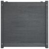 vidaXL Garden Planter Grey 70x70x70 cm Solid Pinewood