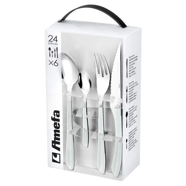 Amefa 24 Piece Cutlery Set “Eclat White