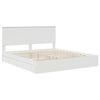 vidaXL Storage Bed with Headboard White 180 x 200 cm Engineered Wood