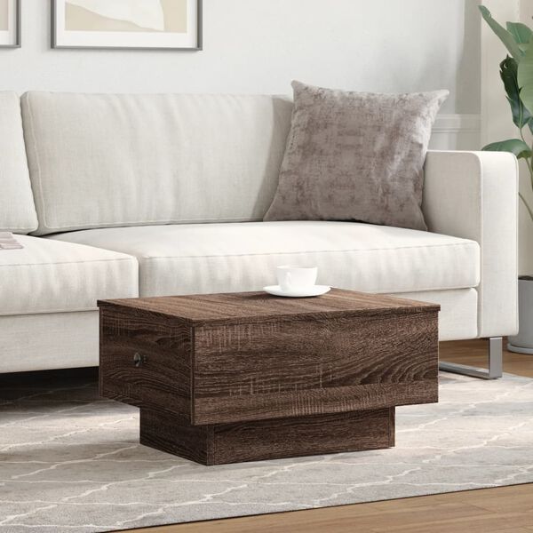 vidaXL Coffee Table Brown oak 60x45x31 cm Engineered Wood