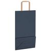 vidaXL Paper Bags 250 pcs with Handles Blue 21x11x36 cm