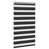 vidaXL Zebra blind 70.9x120 cm Fabric Width 66.7 cm black