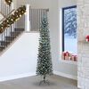 vidaXL Artificial Christmas Tree with 300 LEDs with Stand Green 240 cm