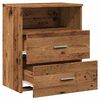 vidaXL Bedside Cabinets 2 pcs Old Wood 50x32x60cm Engineered Wood