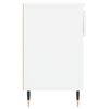 vidaXL Shoe Cabinet White 70x36x60 cm Engineered Wood