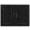 vidaXL Kitchen Cabinet with Storage Kalmar Black Oak 80 x 31 x 60 cm
