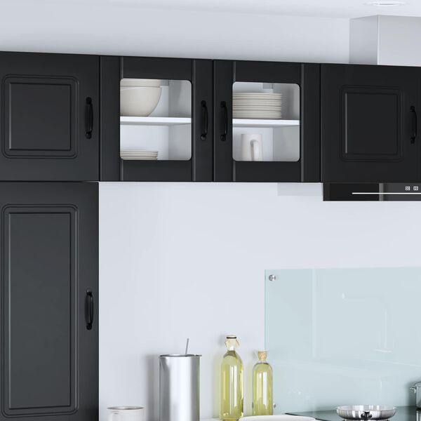vidaXL Kitchen Cabinet Black 40 x 31 x 40 cm Engineered Wood