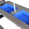 AXI Sand and Water Picnic Table Nick with Umbrella Anthracite and Grey