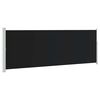 vidaXL Retractable Side Awning 160 x 514 cm Black